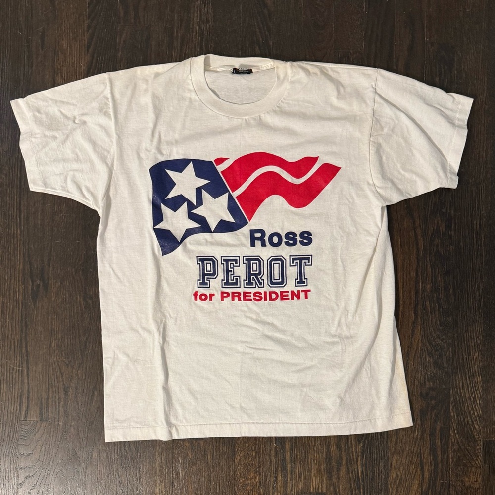 Vintage 90s Ross Perot for President T-shirt XL